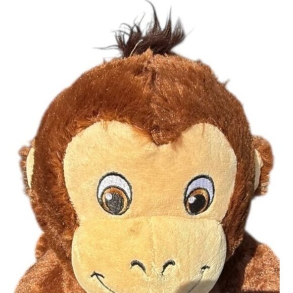Build A Bear Smile Monkey Chimp Plush Stuffed Security Support Pet Toy - Picture 13 of 16